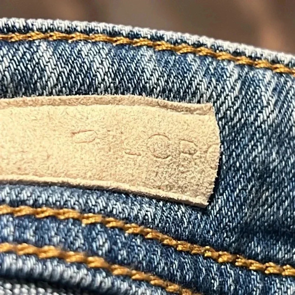 Anthropologie Pilcro Womens Jeans slim boyfriend embroidered sides stripe 26 Y2K - Picture 9 of 12